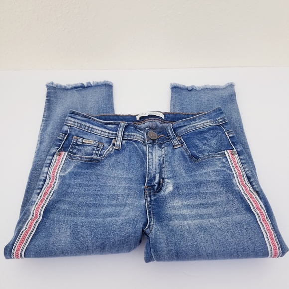 Capri denim red side stripe - Picture 5 of 10